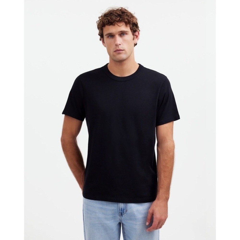 NWT Madewell Men's Garment-dyed All Day Crewneck Tee T-shirt XL Black